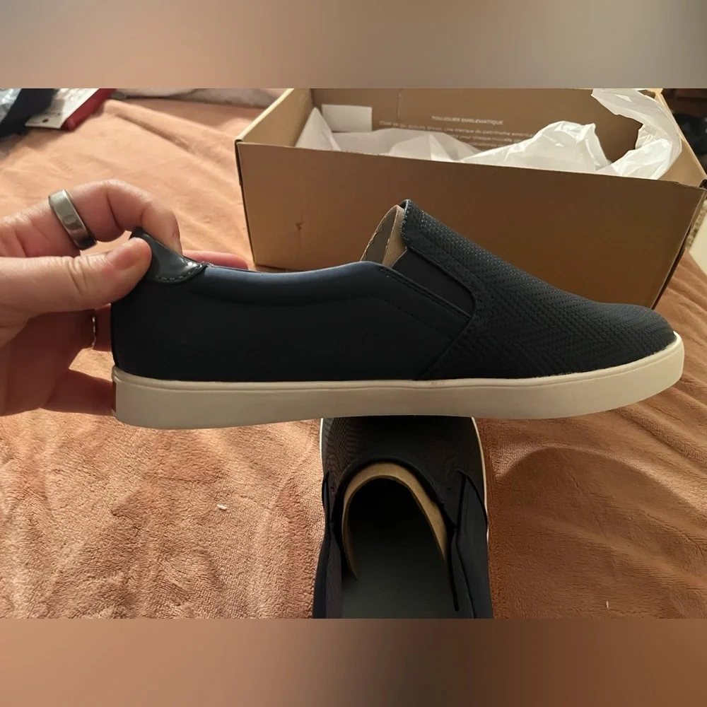 Dr. Scholl’s Sustainably Crafted Slip-On Sneakers – Navy Altitude – Size 11 - Picture 8 of 11